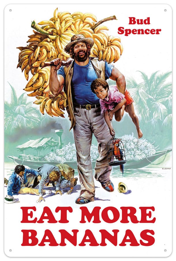 Bud Spencer Blechschild Banana Joe