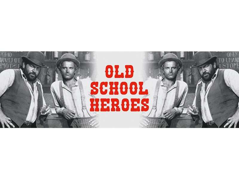 Bud Spencer & Terence Hill Emaille Tasse Old School Heroes