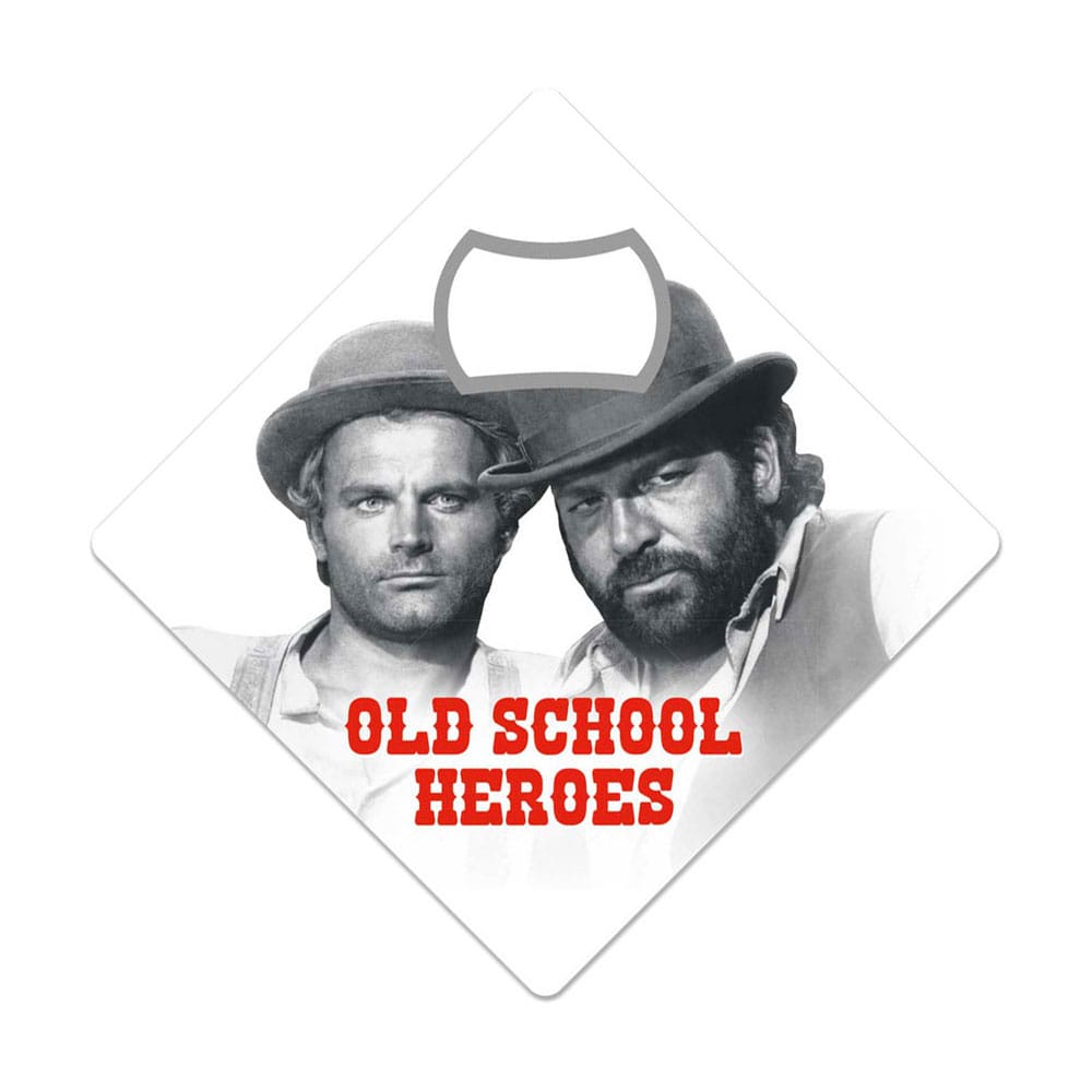 Bud Spencer & Terence Hill Flaschenöffner Magnet Old School Heroes